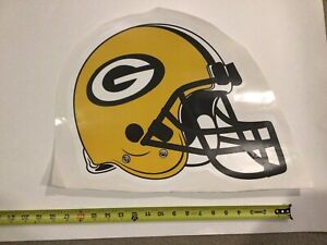 Green Bay Packers helmet fathead decal 17”x13” NFL Wall Graphics wall new