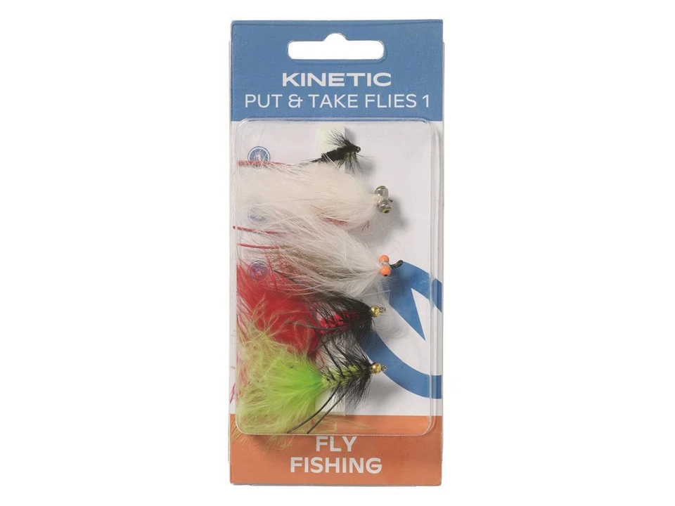 Kinetic Put N' Take Flies 1 Fliegen Set Forellen See Teich angeln - Bild 1 von 1