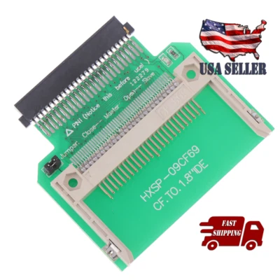 Адаптер конвертер жесткий диск Compact Flash CF карта памяти на 50-контактный 1,8 дюйма IDE SSD - Изображение 1 из 4