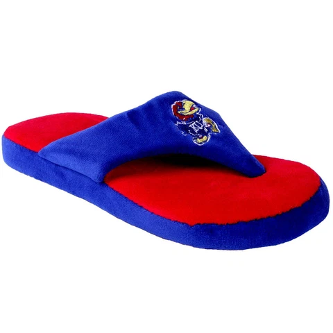 Kansas Jayhawks Comfy Feet Flip Flop Slippers Cover