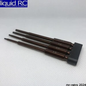 Reefs RC REEFS37 Magnetic Hex Drivers Metric 1/4 Drive 4pc - Picture 1 of 2
