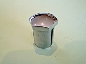 97-4317 TRIUMPH T120 TR6 T140 TR7 STEERING STEM NUT CHROME 1973-78 H4317 UK MADE - Picture 1 of 2