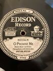 Edison Diamond Disc Record #50104 "O Promise Me" Anton Weiss Flugelhorn 1915