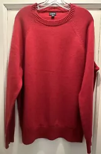 J.Crew Poly/Lammwollmischung Rundhalsausschnitt Pullover in Ziegelrot Herren Größe XL sehr guter Zustand - Bild 1 von 8
