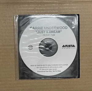 Carrie Underwood "Just a Dream" Promo Demo CD Single Rare Hard to Find - Picture 1 of 3