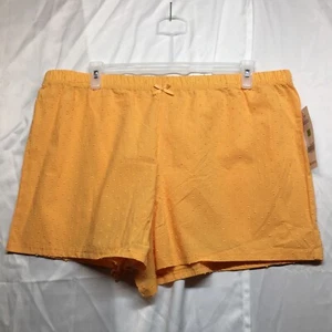 Sleep Short Pj Bottom Clip Dot Blaze Orange 2X Plus Just Be... - Picture 1 of 11