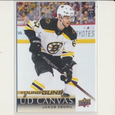 2018-19 Upper Deck Series 2 Young Guns Canvas C235 Jakub Zboril Boston Bruins - Image 1 of 2