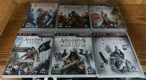 JUEGO Assassins Creed 1 2 3 4 Hermandad y Revelaciones PLAYSTATION 3 ps3 COMPLETO - Imagen 1 de 1