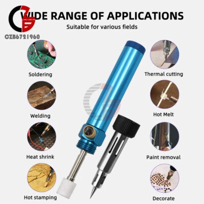 Professional Butane Gas Soldering Iron Cordless Welding Pen Burner Butane Torch - Image 1 of 4