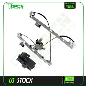 Fits Cadillac Escalade Chevrolet Power Window Regulator w/ Motor Switch Front - Picture 1 of 9
