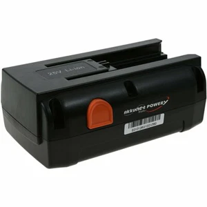Akku für Spindelmäher / Rasenmäher Gardena 380 Li 25V 3000mAh/75,0Wh Li-Ion Schw - Bild 1 von 1