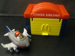 United Airlines Friendly Skies "Ronald im Flugzeug mit Aufhänger" McDonalds 1991/95 - Bild 1 von 6