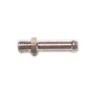 6mm OD Aluminium Radiator Overflow Stub/Tube/Pipe M8 X 1.25 Thread - Picture 1 of 2