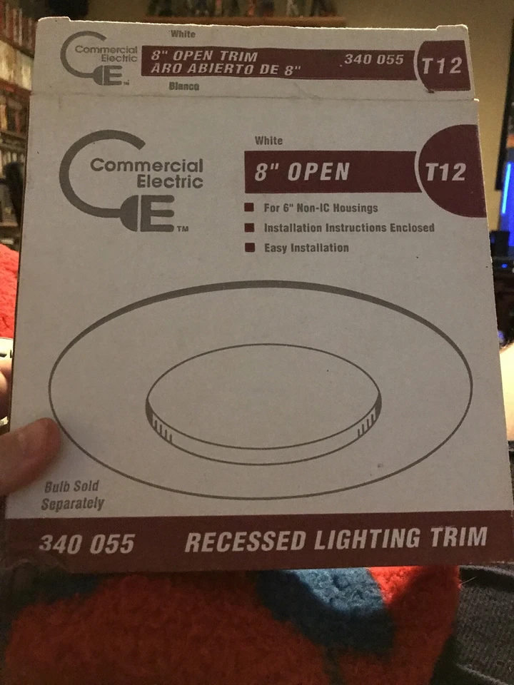 Borde de iluminación empotrado de latón abierto de 6" 340055 eléctrico comercial Foto 1 de 1