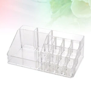 Cosmetic Storage Box Retro Cosmetics Beauty Product Organizer Rack Acrylic - Picture 1 of 11