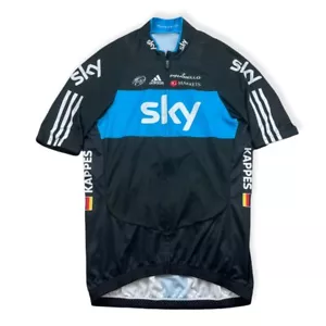 Team Sky #Kappes Adidas Radtrikot Gr. ca. L BW 53cm Bike Shirt Rad MZ1 - Bild 1 von 4