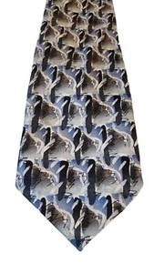 Corbata abstracta vintage Jerry Garcia Blue Mountain Collection 100 % seda - Imagen 1 de 9