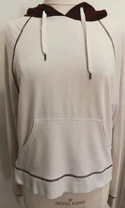 Aero Women's Hooded Long Sleeve Kangaroo Pocket Shirt Size Large - Picture 1 of 7