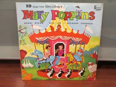 Disco de vinilo LP de Mary Poppins de Disney álbum original de 1964 Foto 1 de 4