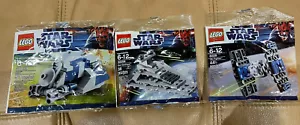 LEGO 30059 MTT 30056 Star Destroyer 8028 Tie Fighter Star Wars Polybags NEW - Picture 1 of 7
