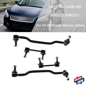 Kit de enlace de barra estabilizadora delantera y trasera para 02-08 Nissan Máxima Altima Nuevo - Imagen 1 de 7