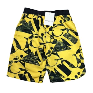 John Galliano Kids RRP £84.50 AGE 12YEARS Boys Designer Trunks Shorts Pants K230 - Picture 1 of 4