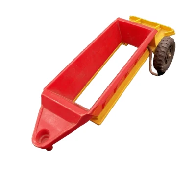 Hubley Kiddie brinquedo reboque basculante inferior plástico vintage para peças ou reparos LEIA - Imagem 1 de 4