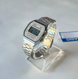 Casio Vintage Digital Alarm Chronograph Illuminator Quartz A168WA-8 Unisex Watch - Picture 1 of 10