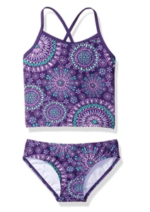 Kanu Surf 2 Piece Melanie Purple Tankini Girls Size 5 3809 - Picture 1 of 3