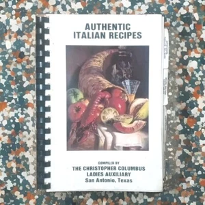 Vintage italienische Rezepte Damen Hilfskirche katholische Kirche Kochbuch San Antoni TX 1982 - Bild 1 von 9