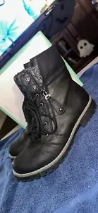 Black- White Mountain Boots- Women’s 8 - Picture 1 of 6