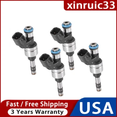 12633784 Inyector de combustible 4X apto para GMC Terrain 2.4L L4 2012 2013 2014 2015 Foto 1 de 4