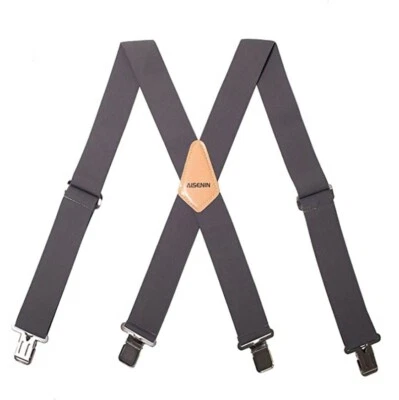 2 Inch Work Suspenders Mens Industrial Strength Suspenders for Men Heavy Duty  - Image 1 of 4