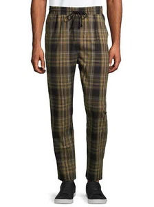 Pantalones ajustados a cuadros cónicos No Boundaries para hombre 2XL - Imagen 1 de 1
