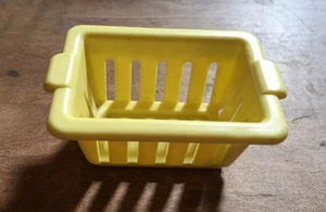 Yellow Laundry Basket Fisher Price Loving Family Dollhouse Accessory - Picture 1 of 2