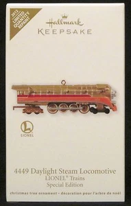 Hallmark 2012 - 4449 locomotora de vapor luz diurna - trenes Lionel LTD QTY - sin usar y en caja - Imagen 1 de 1