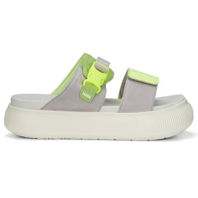 Sandalias informales PUMA de gamuza con plataforma Mayu para mujer talla 10 M 38338006 Foto 1 de 4