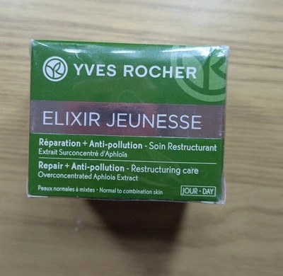 Yves rocher Elixir Jeunesse face cream repair anti-pollution sealed