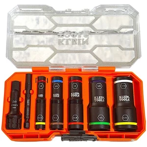 KNECT™ Flip-10 Heavy Duty Flip Impact Socket Set SAE, 8-Piece Brand New Open Box - Picture 1 of 24