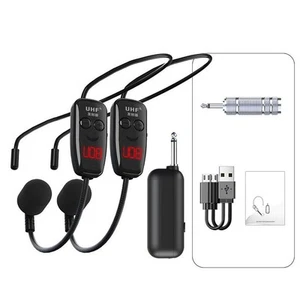 High Sensitivity UHF Wireless Microphone System Clear and Stable Signal - Zdjęcie 1 z 12