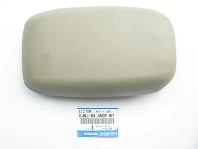 New Genuine Center Console Beige Armrest Lid Cover Top - 2002-2003 Mazda Protege - Image 1 of 3