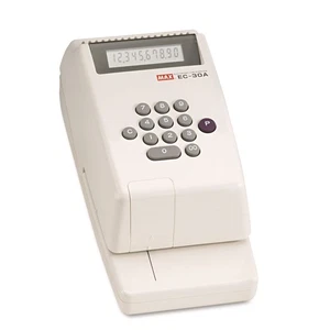 Comprobadora electrónica Max 10 dígitos 4-3/8 x 9-1/8 x 3-3/4 EC30A - Imagen 1 de 1