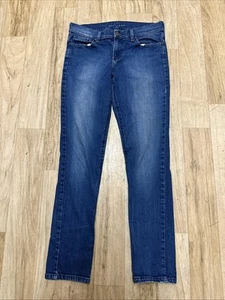 Pantalones de mezclilla Mott and Bow Boyfriend para mujer 29x30 azul tiro medio lavado - Imagen 1 de 9