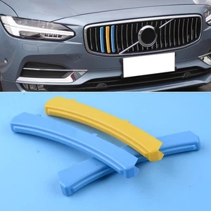 3x Kühlergrill Streifen Nieren Abdeckung passt für Volvo S90 V90 17-19 Neu - Picture 1 of 5