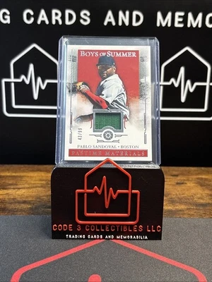 2025 Boys of Summer Pablo Sandoval Pasatiempo Materiales # 43/99 🔥⚾️ Foto 1 de 2