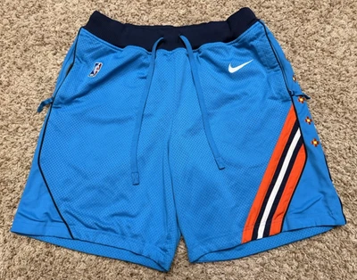 Nike OKC Thunder Courtside 2018-19 City Edition NBA Shorts Mens Sz Large RARE - Image 1 of 4