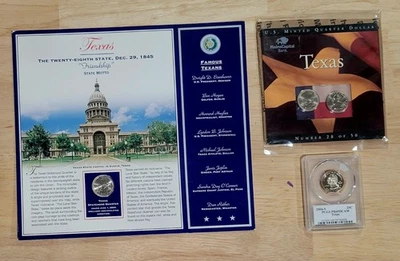 US Minted Quarter Dollar Texas Lot - Image 1 of 4