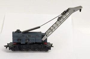 Liliput HO Scale Heavy Wrecking Crane - Blue Deutsche Bahn Train Fleischmann? - Picture 1 of 6