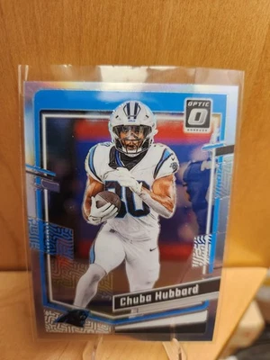 2023 Panini Donruss Optic - Chuba Hubbard #27 Holo Prizm - Image 1 of 2