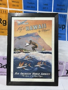 Vintage Reise Poster Hawaii Pan American World Airways 28x41 cm - Bild 1 von 6